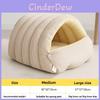 Cama Aconchegante Isolada Para Animais de Estimação Com Capa Removível Para Uso no Inverno Adequada Para Gatos e Cães Pequenos