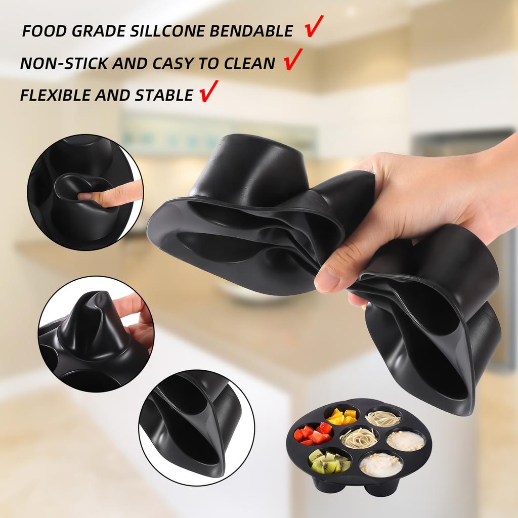 7 Inch Air Fryer Accessories Kit Replacement for Cosori  Ninja  Phollips  Gowise and Most Brands Air Fryer 12pcs set