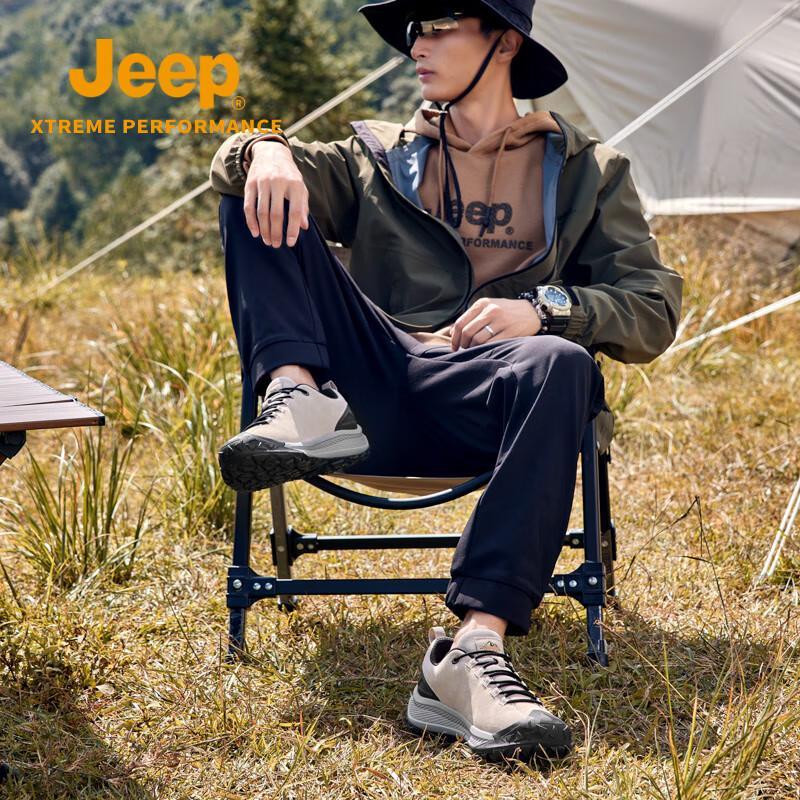 Jeep Men's Shock-Absorbing Breathable Business Casual Hiking Shoes