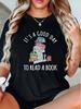 Elephant Pig Reading A Book It's A Good Day T-shirt