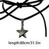 Star Flower Pendant Necklace Sweet Cool Clavicle Chain Necklace Fashion Jewelry