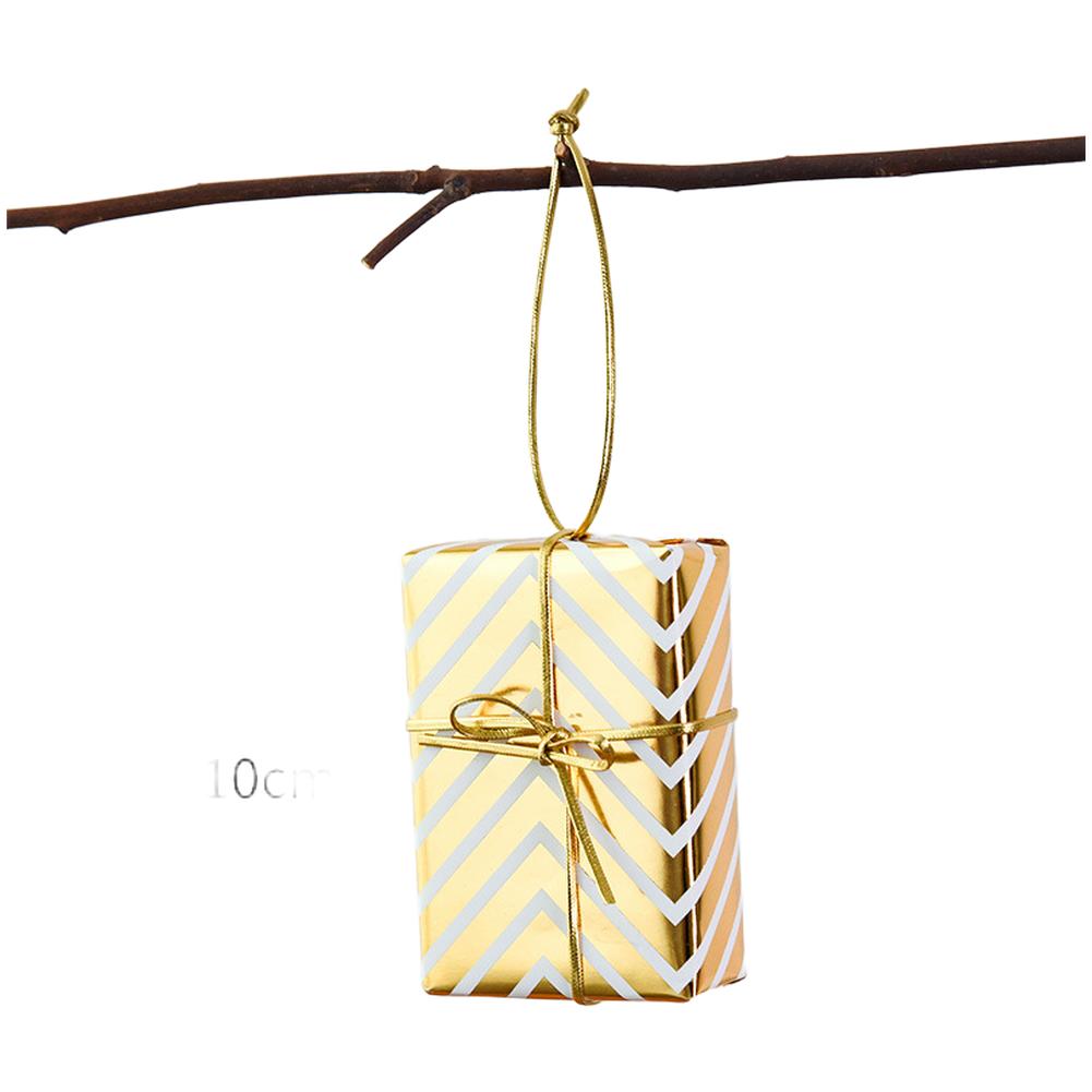 

Mini Hanging For Christmas Present Box Ornaments Small Decorative Paper Ornaments for For Christmas Tree Decor