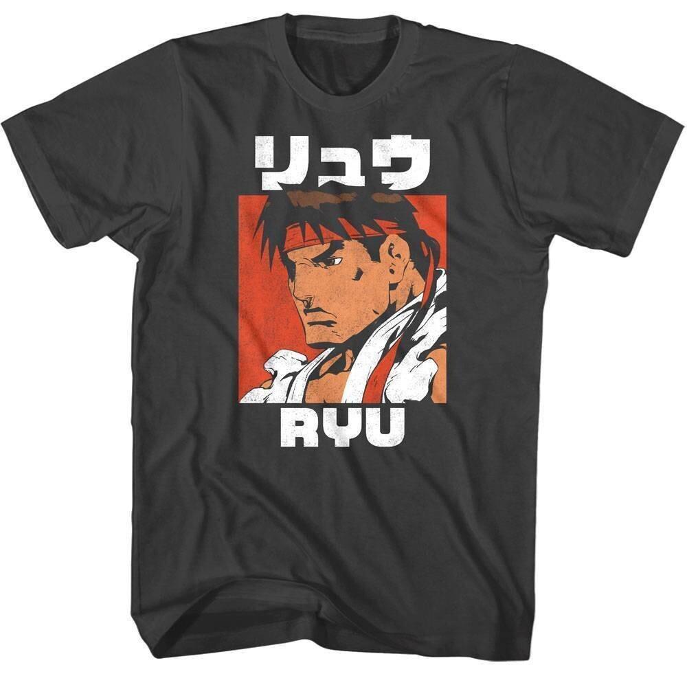 Street Fighter Ryu Japanese Kanji Men s T Shirt Unisex T-Shirt XXXL