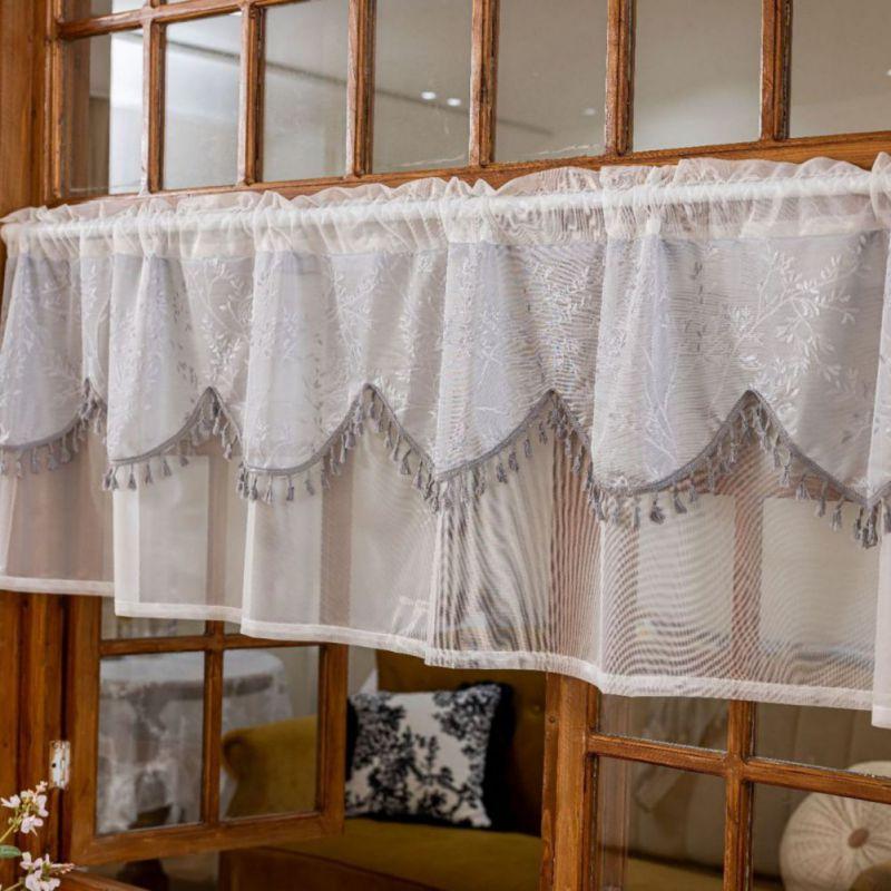 Tassel Lace Curtains Decorative Curtains Coffee Shop Curtains