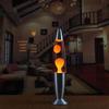 European Metal Base Wax Lamp: Creative Volcano Lava & Jellyfish Design for Bedroom Nightlight or Bedside Decor.