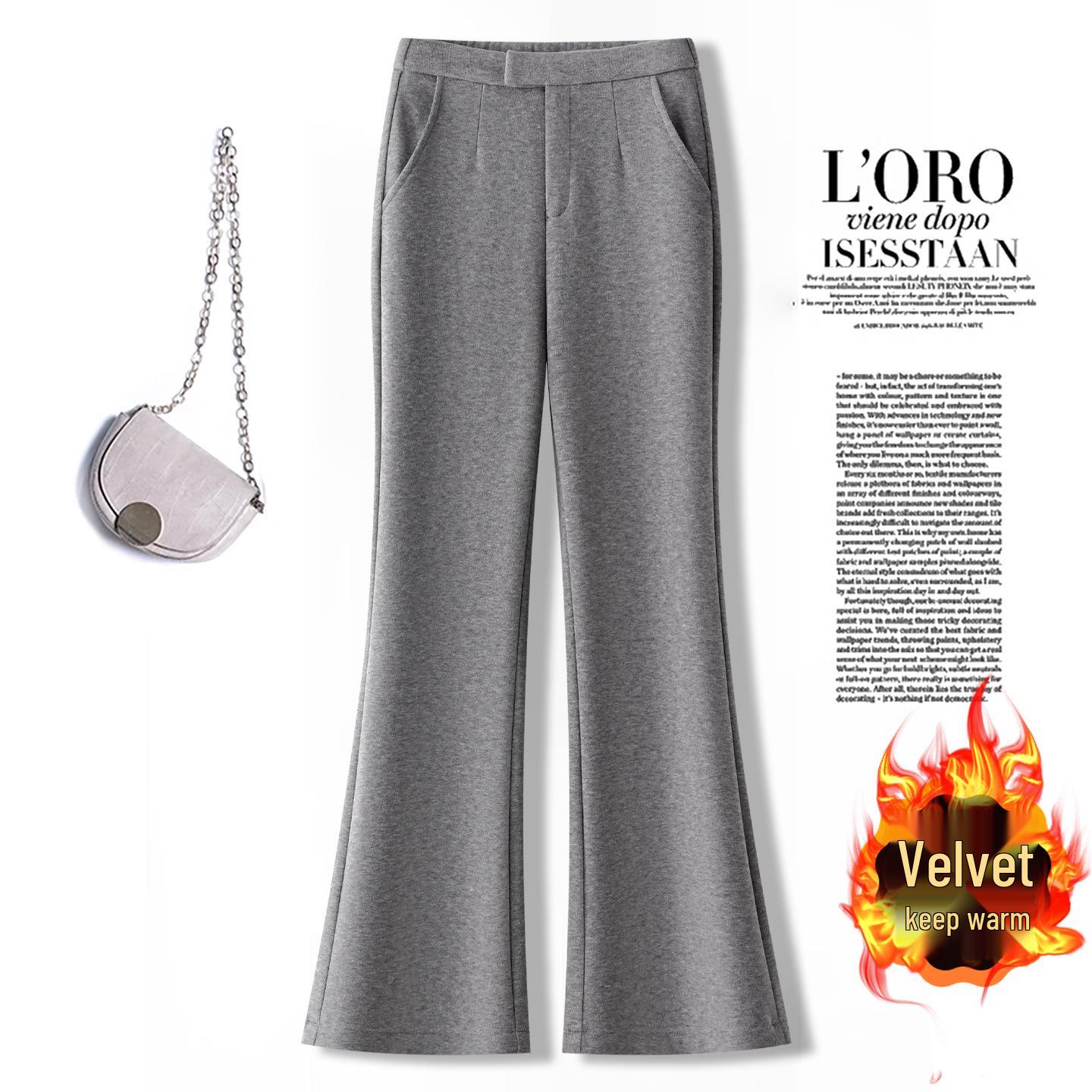 

Trendy High-Waisted Micro-Flare Pants for Women - Stylish, Warm, and Versatile for Spring and Winter 2026 - Slimming Bell Bottom Design M /27 [Recommended for 95-105 lbs]
