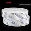 Crown 613 High-Viscosity Double-Sided Adhesive Tape for Nameplates, No-Trace, Heat-Resistant Cotton Paper