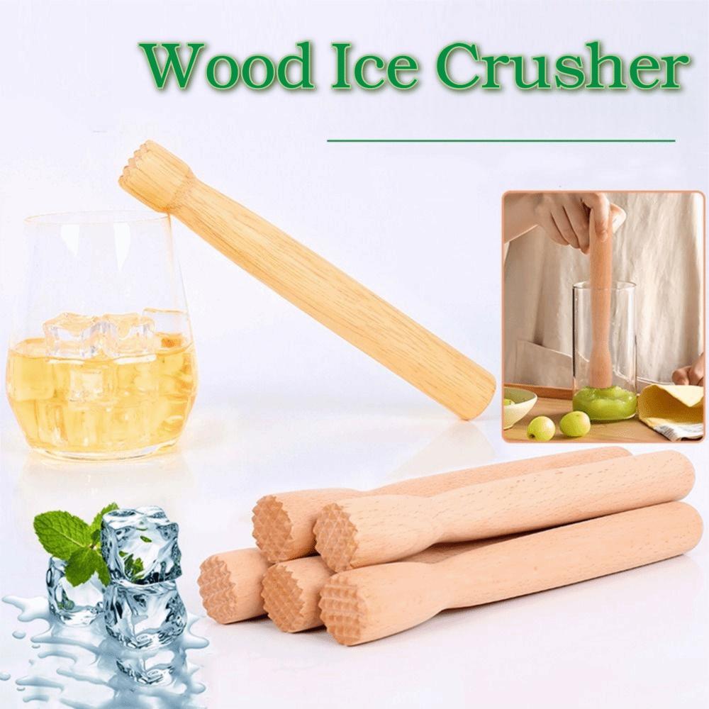 Robuster Buchenholz-Muddler Stabiler Eiscrusher Bar-Muddler Werkzeug Getränke-Muddler Küchenstampfer