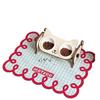 Ins Style Plaid Mud-Resistant Pet Feeding Mat - Splash-Proof, Dirt-Resistant, Easy To Clean for Cats and Dogs