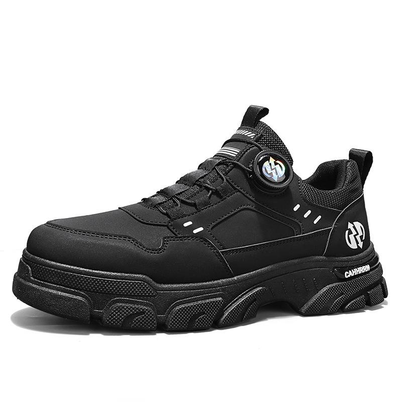Low-top Martin boots new autumn British retro platform rotating buckle tooling shoes men's outdoor casual short boots men's shoes