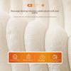 Thick Plush Striped Winter Sofa Cushion - Non-Slip, Soft, Imitation Rabbit Fur