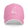 Rather Be Windsurfing Baseball Caps Outdoor Unisex Hats