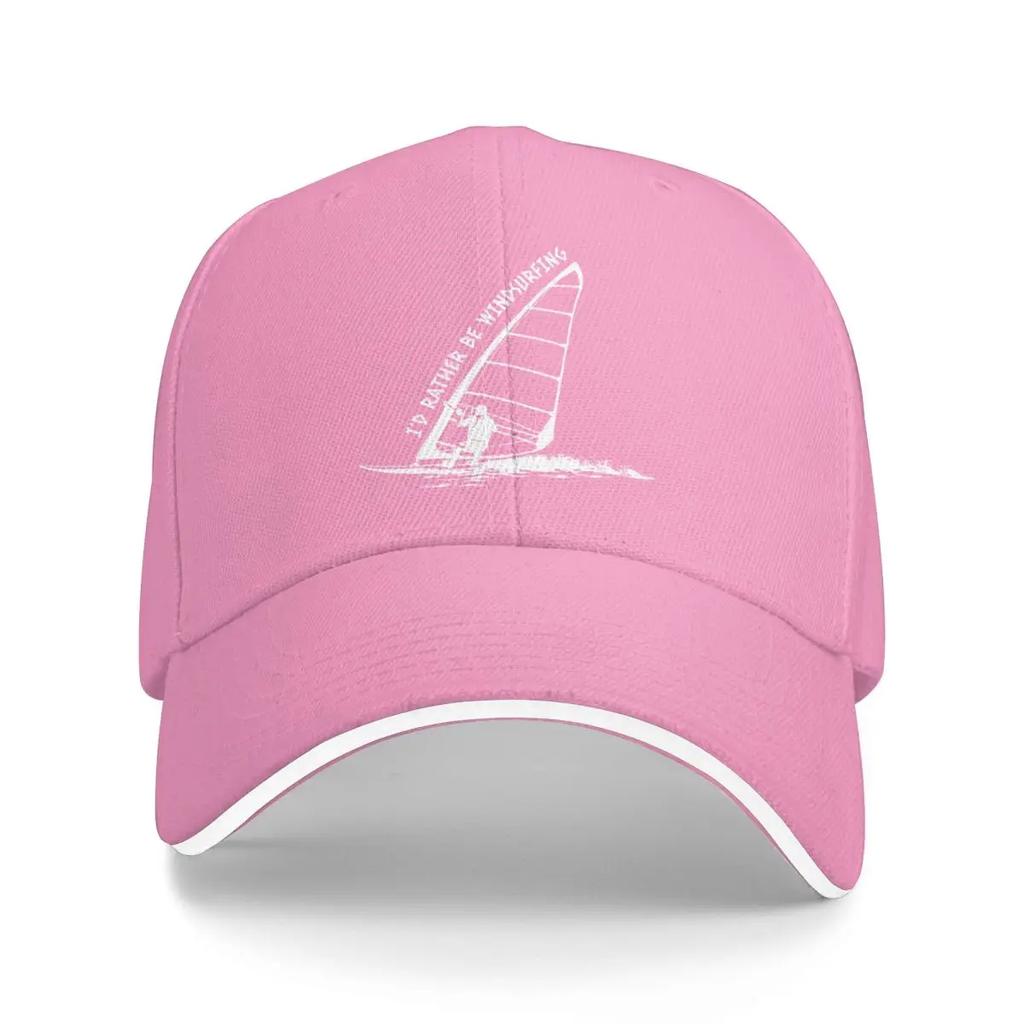 Rather Be Windsurfing Baseball Caps Outdoor Unisex Hats