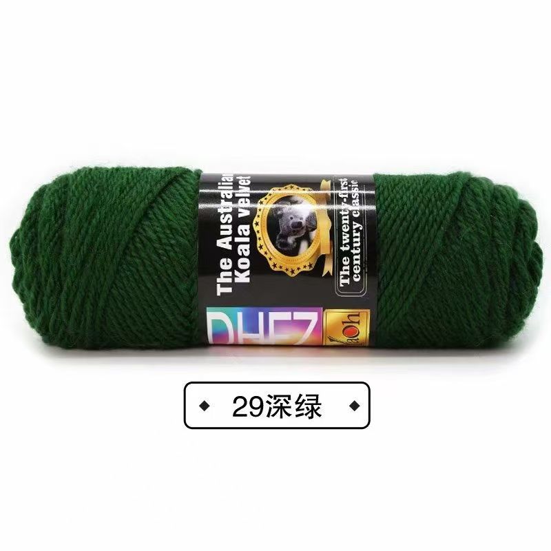 100G Wool Blended Koala Fleece Hand-knitted Medium Thick Yarn Rod Needle Thread Jacket Scarf DIY Knitting&Crocheting