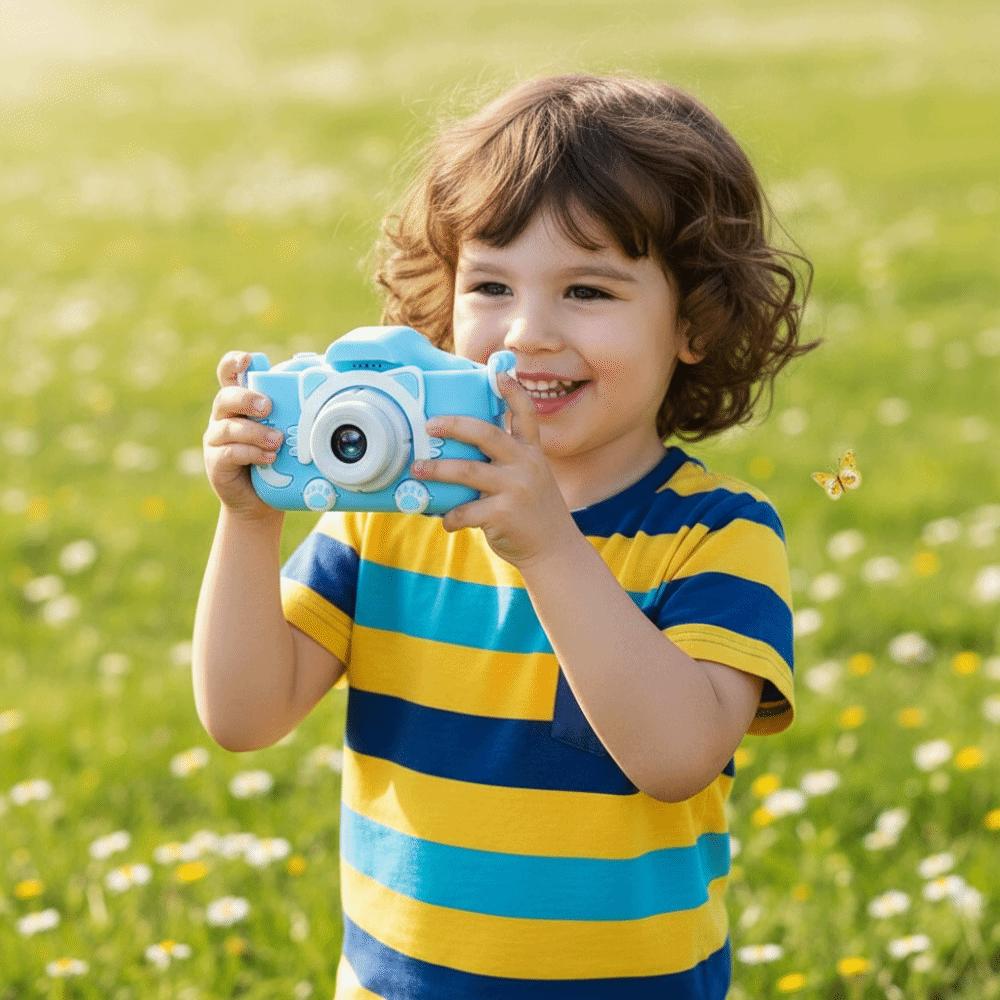 HD 1080P Toddler Digital Camera Silicone Cases Kids Camera Cute Design Video Camera  Birthday Gifts