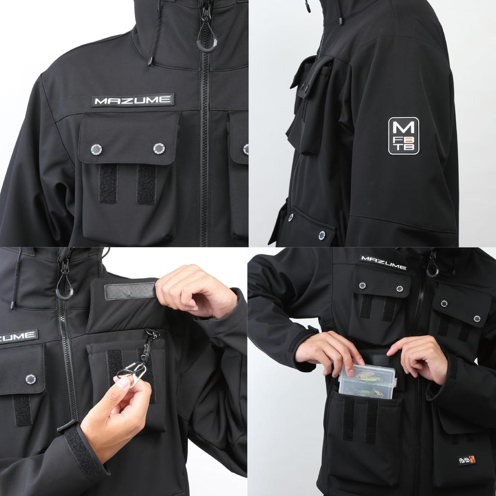 Mazume Windcut MP Jacket Black L MZFW-801