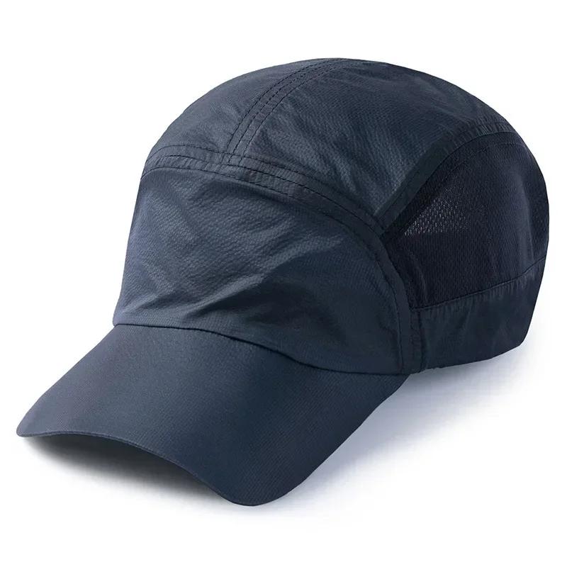 Bonés de Beisebol Muito Leves e Finos Masculino Verão Tamanho Grande Secagem Rápida Top Macio Corrida Suor Snapback Boné Feminino Proteção Solar Chapéu de Sol