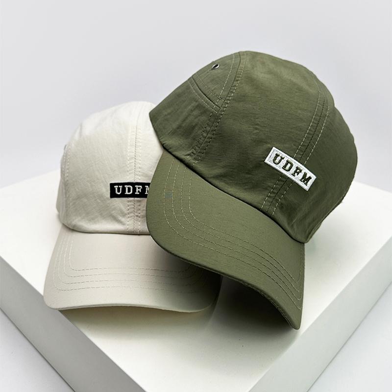 Peaked Drying Fast Letteringing Alphabet Stitched Hiking Outdoor Women Men Her Him For Fresh Hats Breathable Sunshade Versatile Snapback Cap