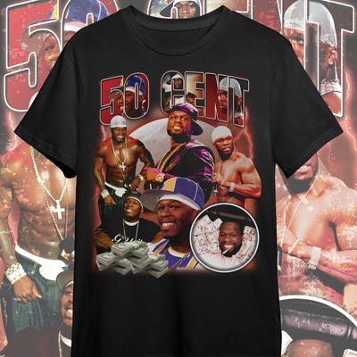 50 Cent Rapper TShirt For Men Women Tee All Size S4XL NA007 Unisex T-Shirt