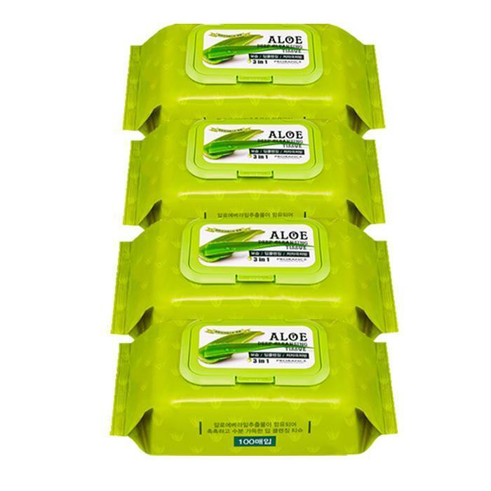 

Prorance Aloe Deep Cleansing Tissues X 4 (23634956) 4 packs of 100