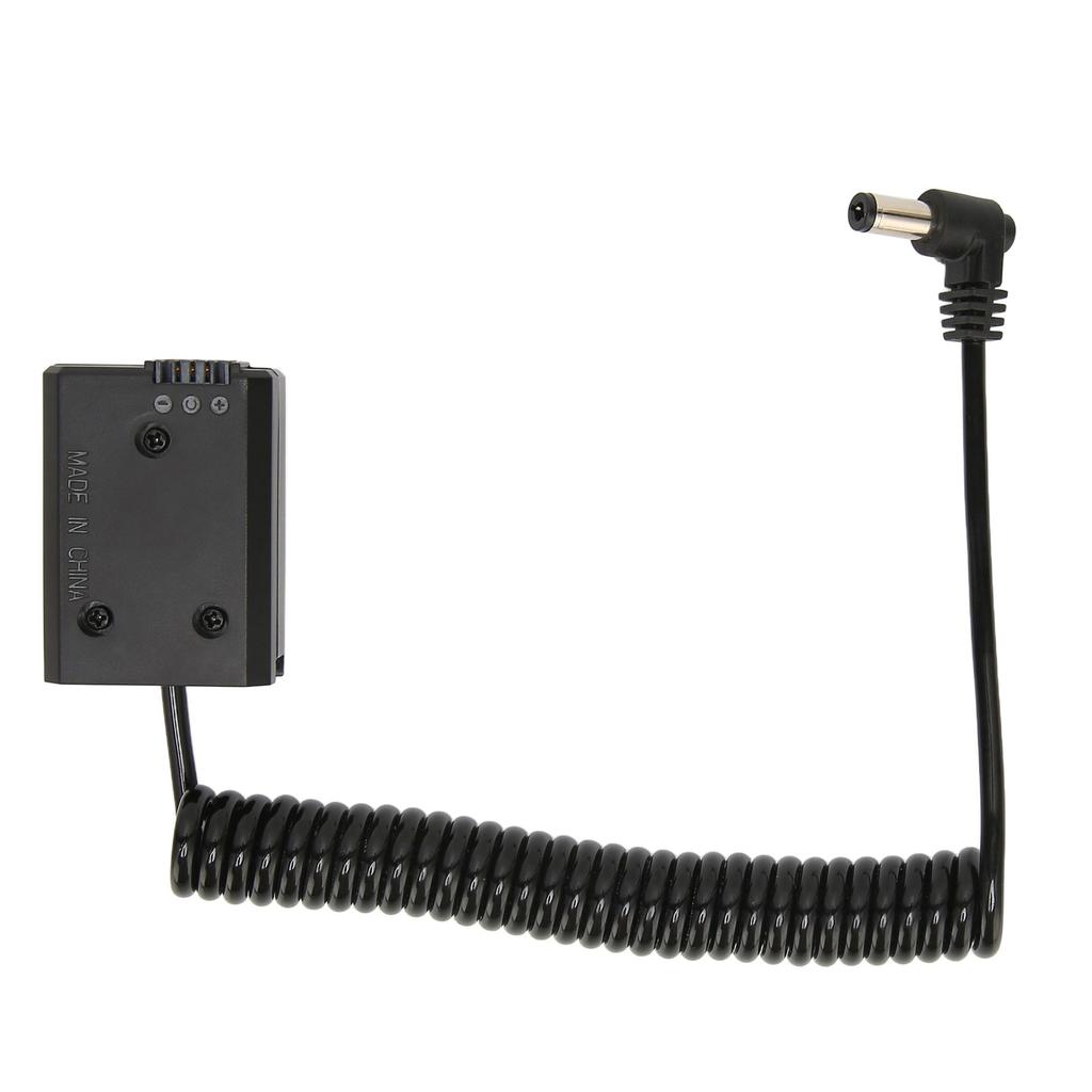 NPFW50 DC Coupler Full Decoding Dummy Battery Power Cable Adapter with Spring Connection Line for Sony A7 A7R A7S A7II