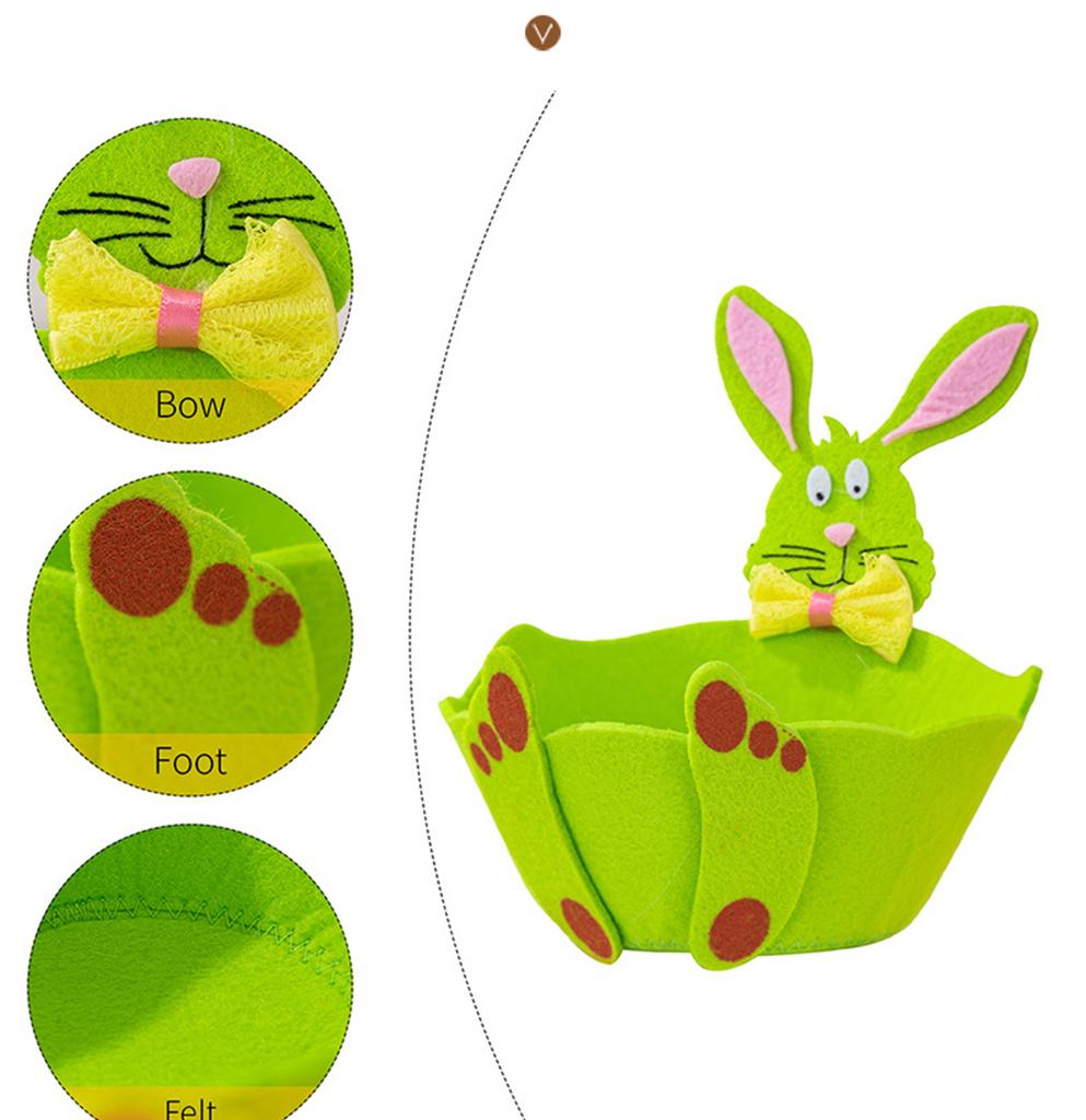 Osterhasen Süßigkeiten Eier Behälter Eleganter Osterhasen Obstkorb Zubehör Für Süßigkeiten Und Eier Aufbewahrung