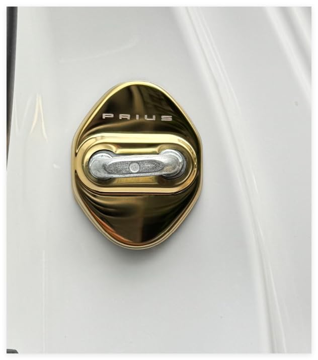 TADOKAPATU Toyota Prius 50 Series 60 Series Striker Cover Door Lock Cover Plating Accessories