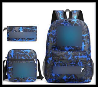 Backpack, Various Styles, Cartoon Heat Transfer, Digital Printing, Backpack, Large-Capacity Student Schoolbag