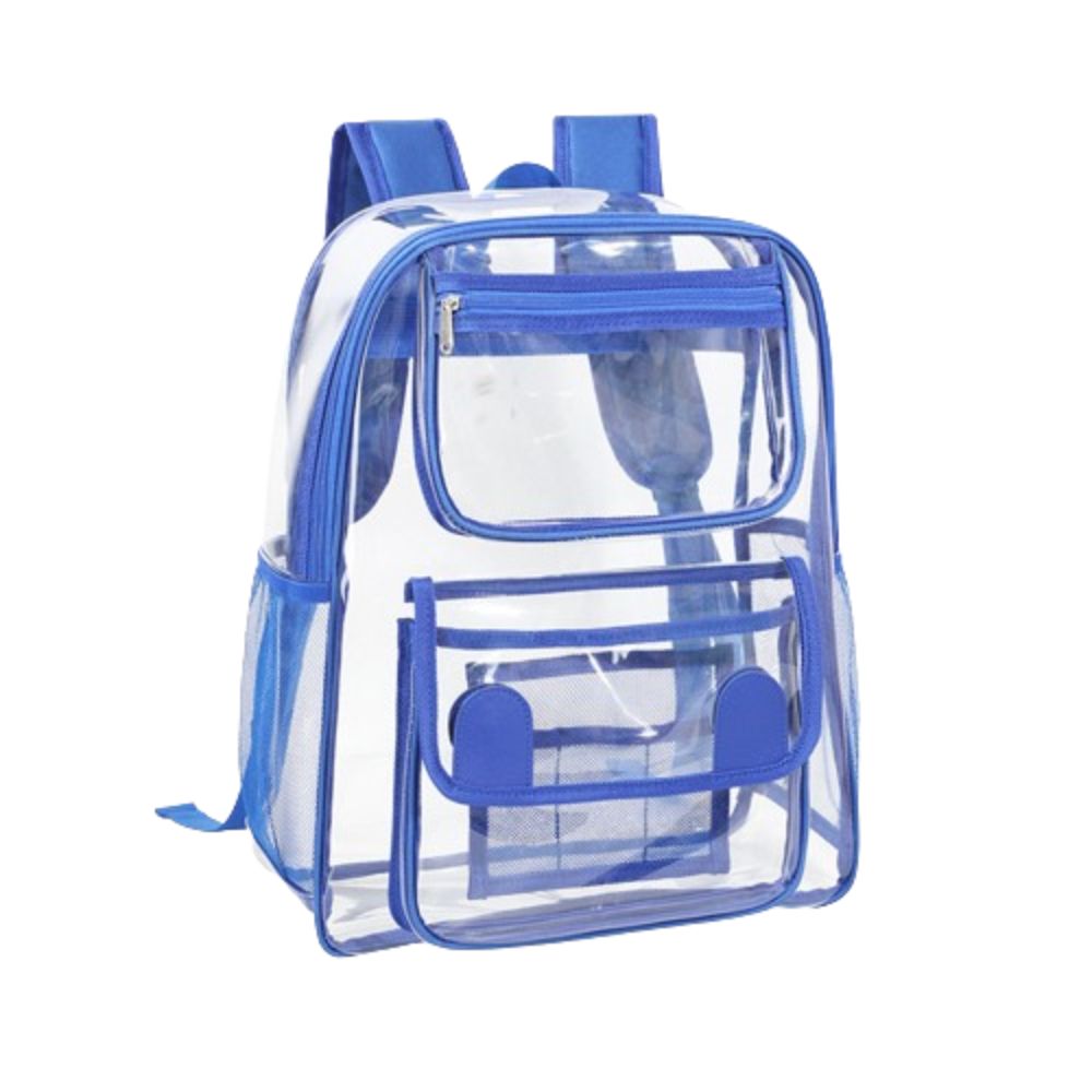 Waterproof Transparent Backpack Zipper Outdoor Sport  Bag Fashion PVC Backpack  Female/Male
