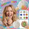 Transparent Stress Ball with Texture Soft Squeezing Toy for Hand Exercise and Sensory Relaxation Activities