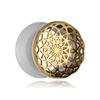 Tunnel - Gold Mandala - Silver - Pt-047 14 Mm