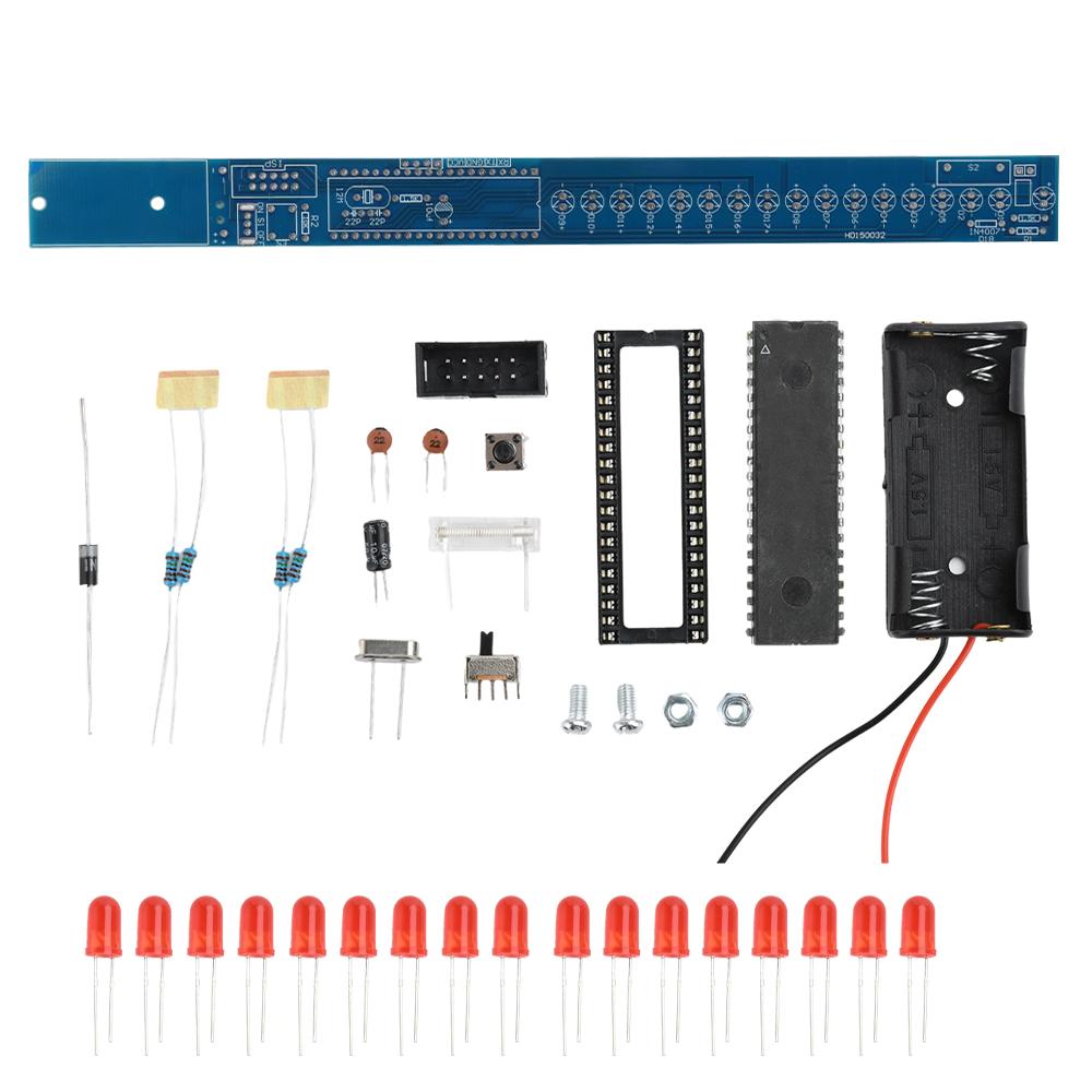 

16 Bit LED Joystick DIY Welding Kit AT8951 Series Microcontroller 16 Bit LED Rocking Bar DIY Electronic Production Kit