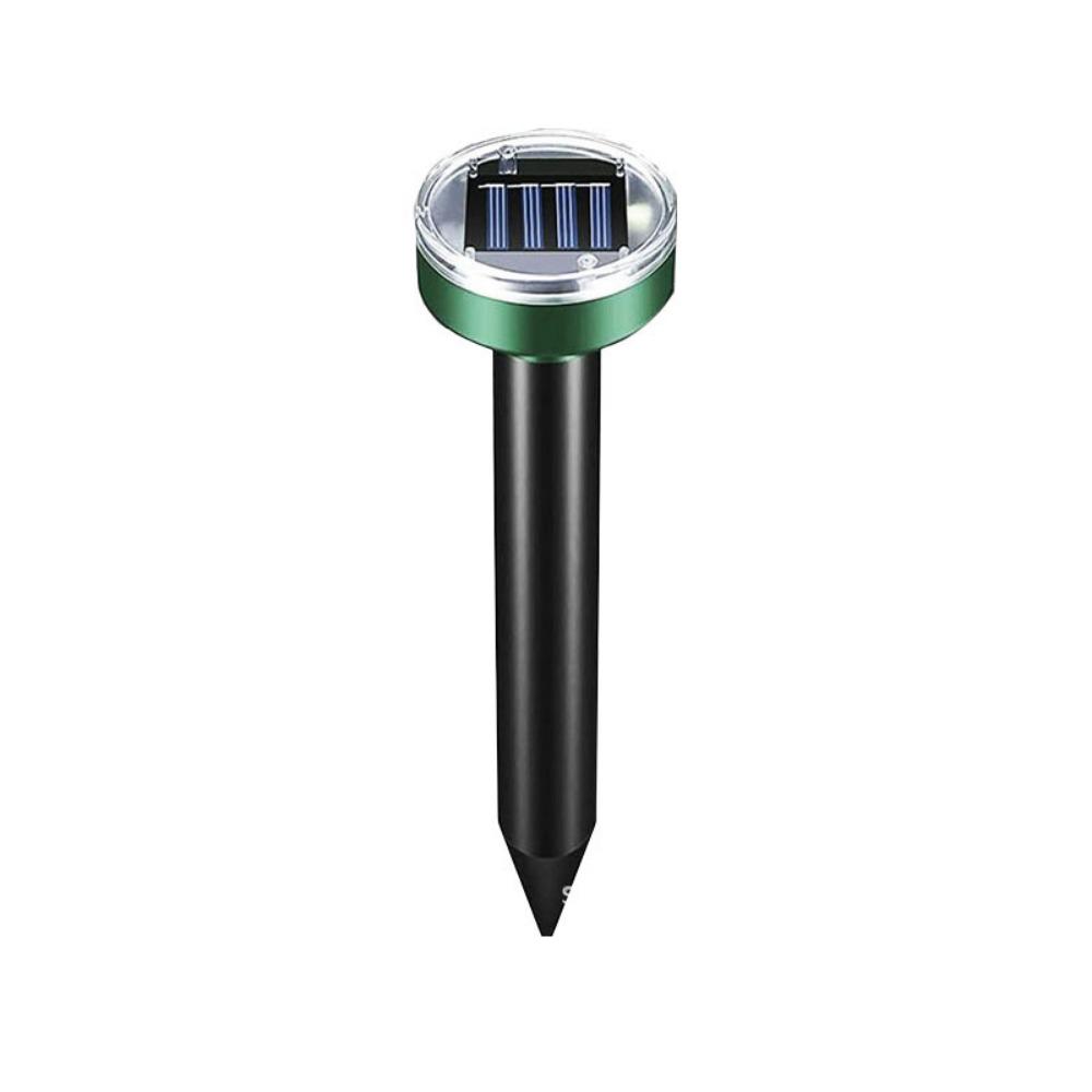 Radiation-Free Solar Ultrasonic Mole Repeller Solar Powered Rodent Deterrent Mouse Repeller Garden