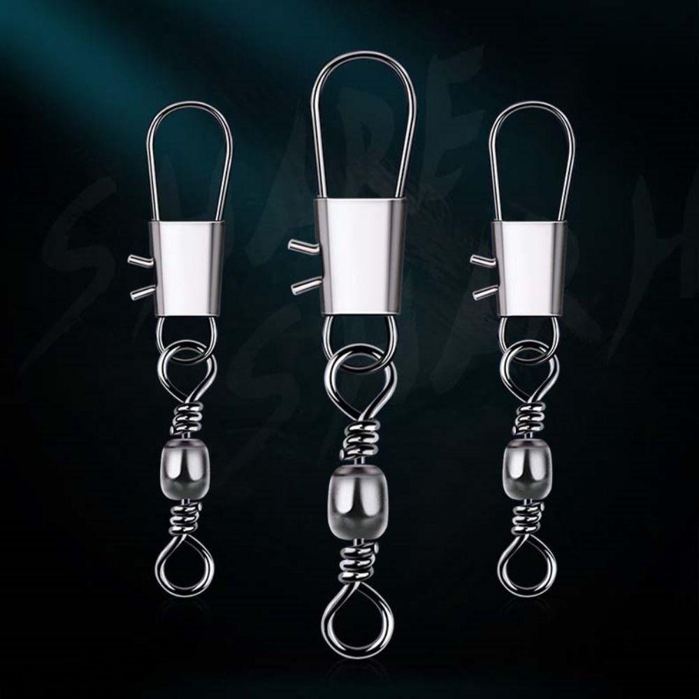 High Strength Fishing Connector Pin Rolling Swivel Snap Swivel Fishing  Fishing Tackle