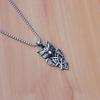 Unisex Owl Animal Pendant - Stainless Steel Chain in Titanium Steel
