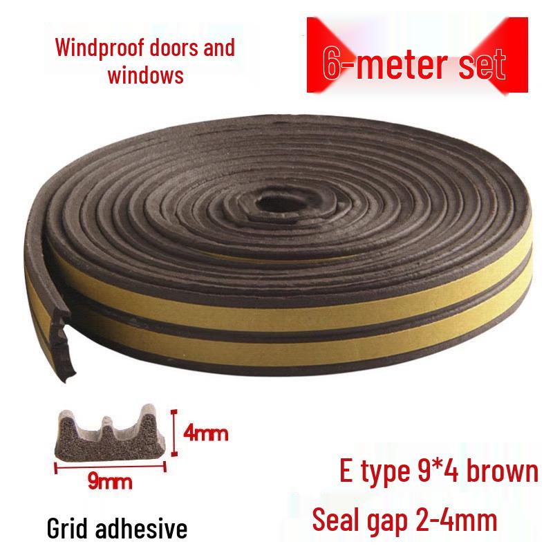 

Звукоизоляционная уплотнительная лента I- и E-типа для дверей и окон