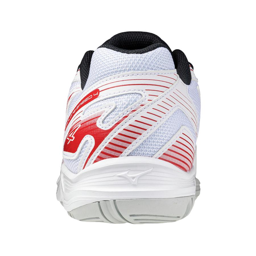 Mizuno Cyclone Speed 4 Weiß Salsa Unisex Sneaker Schwarz V1GA238096