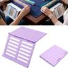 Foldable Slide-in Mahjong Stand Clip-on Design Table Edge Rack Mahjong Card Holder  For Board Games