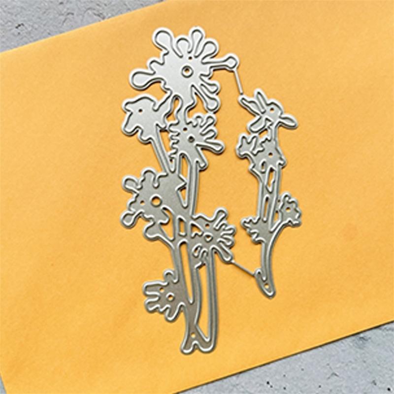 Leaf Flower Metal Cutting Dies DIY Craft Carbon Steel Embossing Template Stencil Scrapbooking for Card Die Cuts Mold