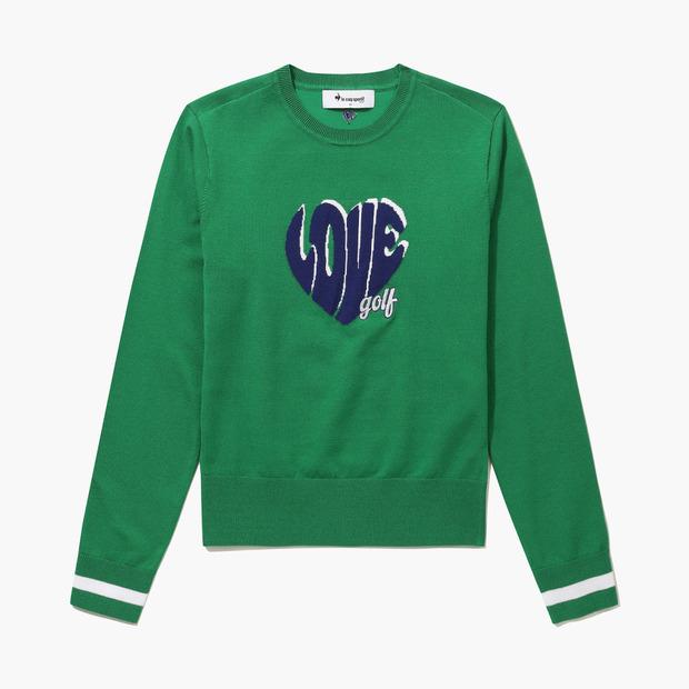 LECOQ GOLF Women'S One-Point Round Sweater (Gq122Lkp11)