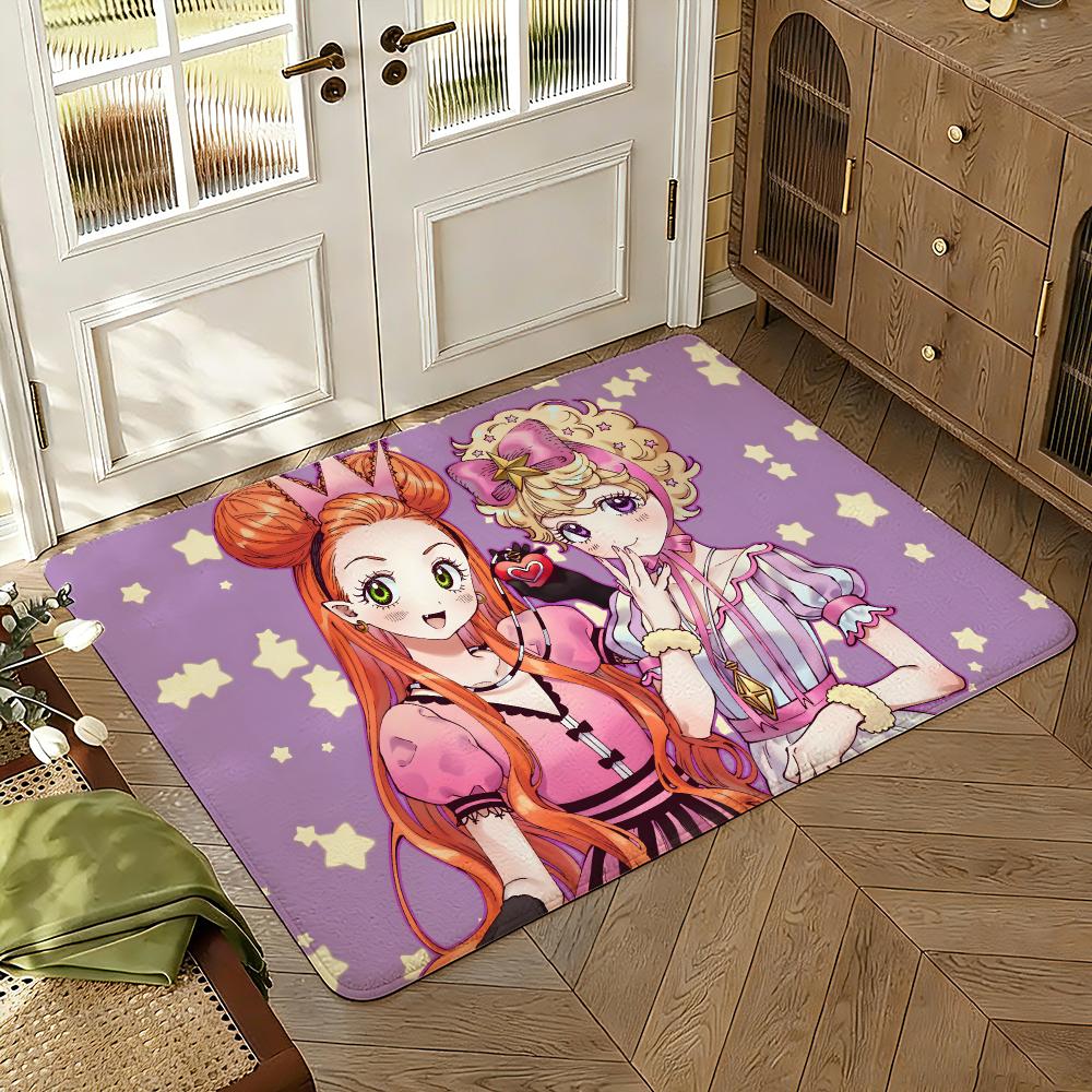 Sugar Sugar Rune Floor Mat Soft Thickened Absorbent Non-Slip Bedroom Living Room Door Mat Home Decor Flannel Rugs