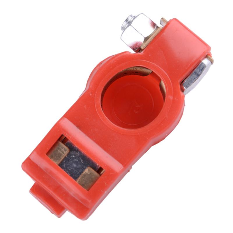 1 Pair Car Brass Battery Terminal Quick Connector Cable Clamp Clip Positive Negative 12V