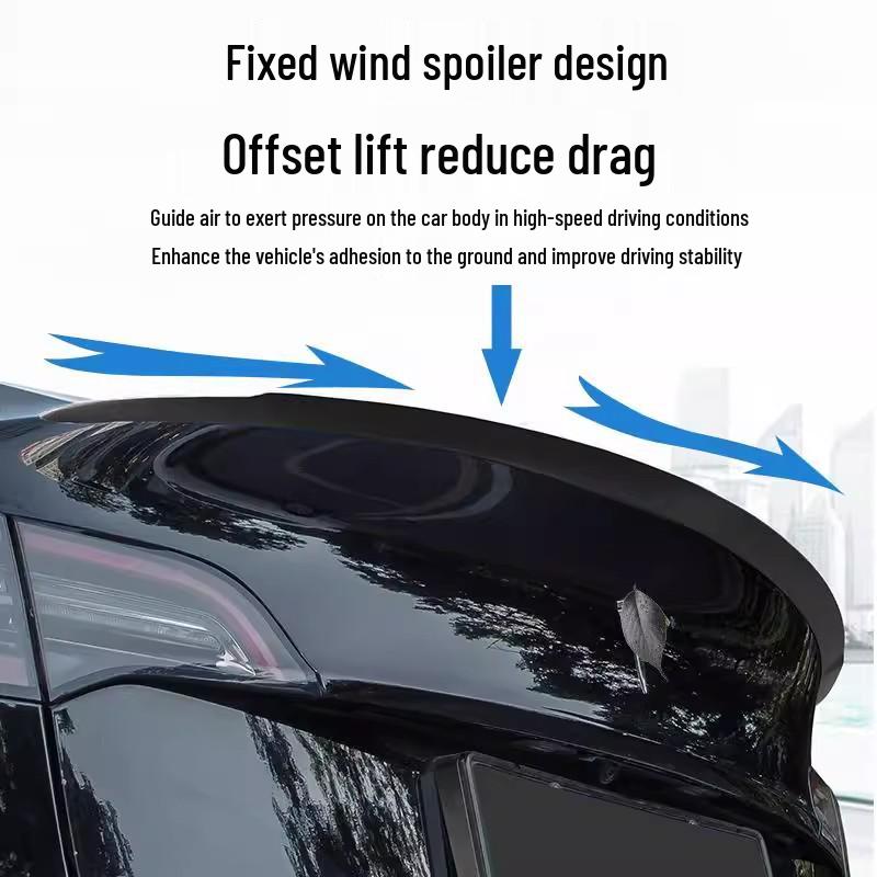 Tesla Model Y/3 Dry Carbon Fiber Tail Wing Sport Body Kit Accessories