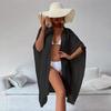 Women's Cotton Shirt Style Loose Beach Cardigan Holiday Sunscreen Bikini Cover Up Swimsuit Outer Cardigan