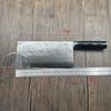 8 Inch Chopper Knife Damascus Steel Blade Ebony Handle Slicing Cleaver Handmade Forged Kitchen Knives Meat And Poultry Tools