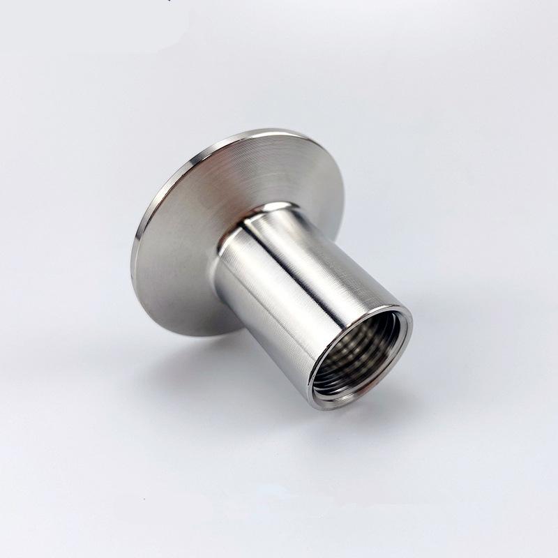 Ανοξείδωτος 1/2" BSPT Θηλυκό X 1.5 ιντσών Tri Clamp Υγειονομικός Προσαρμογέας SS304