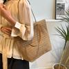 Straw Bag Women's Large-capacity Versatile Shoulder Bag New Handwoven Bag Seaside Vacation Bag