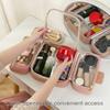 Fashionable Toiletry Cosmetic Storage Bag Practical Travel Makeup Bags Multiple Pockets For Traveler And Commuters