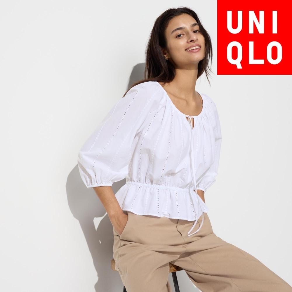 

Блузка с вышивкой UNIQLO, часть 7