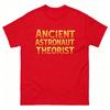 Ancient Astronaut Theorist Tshirt Ufo Researcher Graphic Tee Conspiracy Theory Unisex Shirt Paranormal Investigator Gift